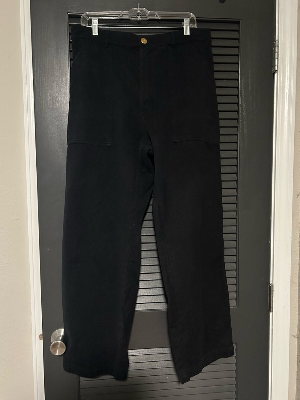 Big Bud Press Organic Work Pants in Basic Black